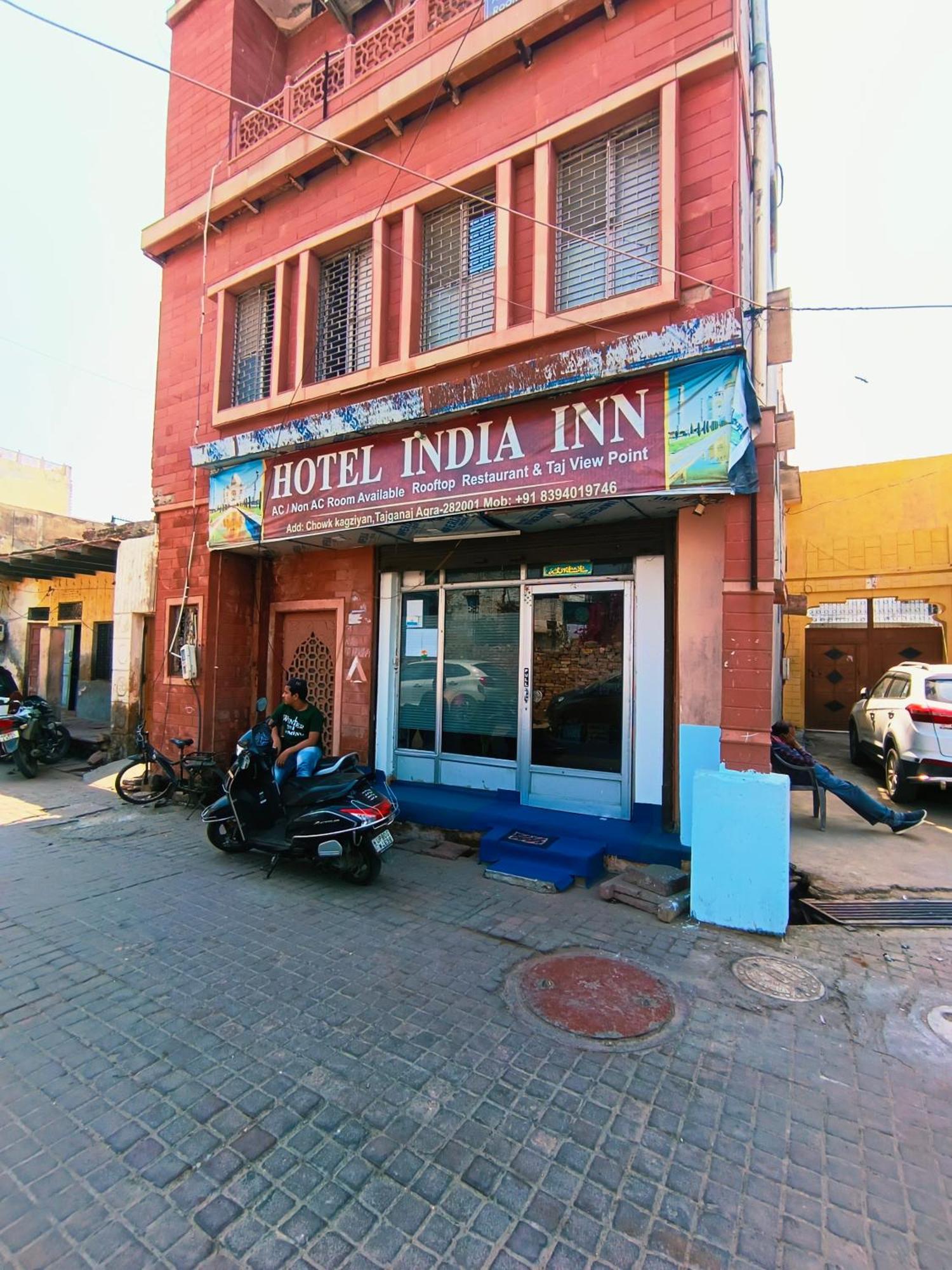 Hotel India Inn Walking Distance From Taj Mahal-- Rooftop Taj Mahal View Agra  Ngoại thất bức ảnh